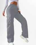 DIRBY HIGH WAIST WITH POCKETS CARGO PANTS